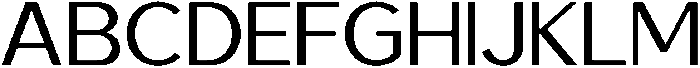 Saluna Regular otf (400) Font UPPERCASE
