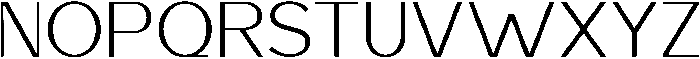 Saluna Thin otf (100) Font UPPERCASE