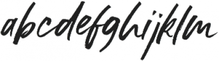 Saluti Script One Italic ttf (400) Font LOWERCASE