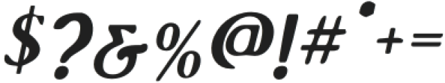 SalvalynBlur-Italic otf (400) Font OTHER CHARS