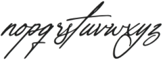 Salvatores Italic otf (400) Font LOWERCASE