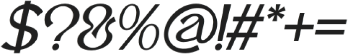 Salvia Rosmari Italic otf (400) Font OTHER CHARS