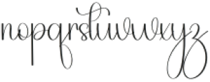 Samantha Autography Regular otf (400) Font LOWERCASE