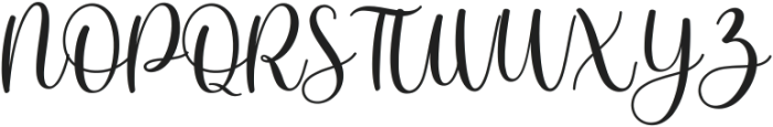 Samantha Calligraphy Regular ttf (400) Font UPPERCASE