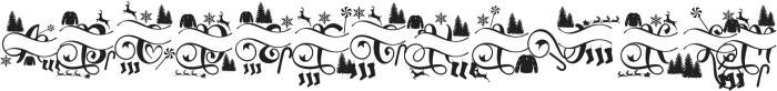 Samantha Christmas Monogram otf (400) Font LOWERCASE