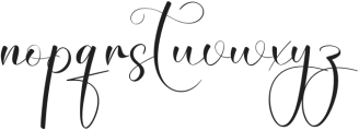 Samantha Flower Regular otf (400) Font LOWERCASE
