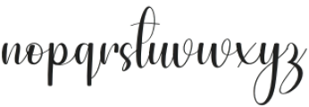 Samantha Handwriting Regular otf (400) Font LOWERCASE