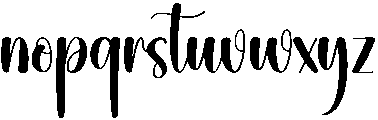 Samantha Regular otf (400) Font LOWERCASE