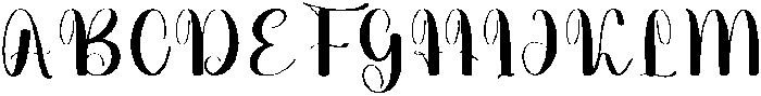 Samantha Regular otf (400) Font UPPERCASE