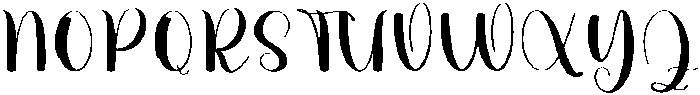 Samantha Regular otf (400) Font UPPERCASE