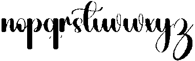 Samantha Regular otf (400) Font LOWERCASE