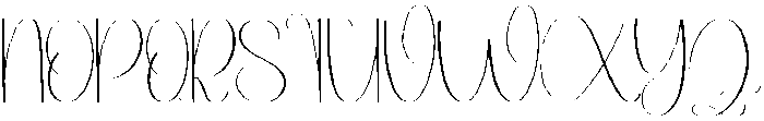 Samantha Regular otf (400) Font UPPERCASE