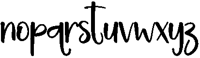 Samantha Regular otf (400) Font LOWERCASE