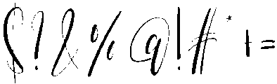 Samantha Regular otf (400) Font OTHER CHARS