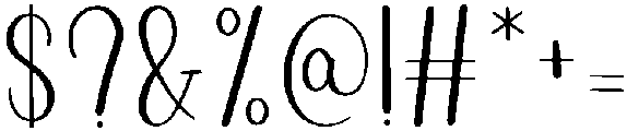 Samantha Regular otf (400) Font OTHER CHARS