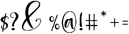 Samantha Regular otf (400) Font OTHER CHARS