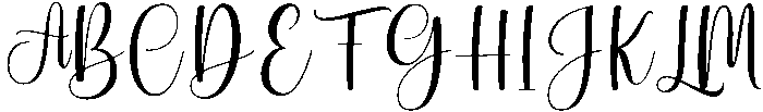 Samantha Regular otf (400) Font UPPERCASE