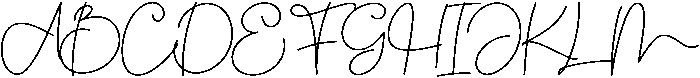 Samantha Regular otf (400) Font UPPERCASE