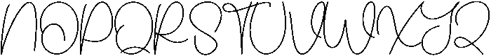 Samantha Regular otf (400) Font UPPERCASE