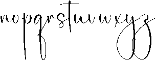 Samantha Signature Regular otf (400) Font LOWERCASE