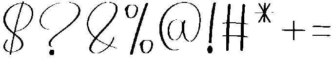 Samantha Signature Regular otf (400) Font OTHER CHARS