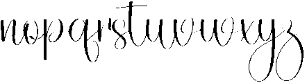 Samantha Signature Regular otf (400) Font LOWERCASE