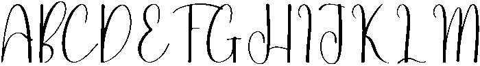 Samantha Signature Regular otf (400) Font UPPERCASE