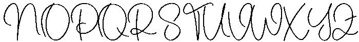 Samantha Signature Regular otf (400) Font UPPERCASE