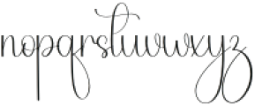 Samantha Sometimes Regular otf (400) Font LOWERCASE