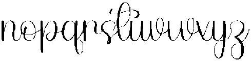 Samantha Upright Regular otf (400) Font LOWERCASE