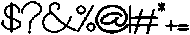 Samantha otf (400) Font OTHER CHARS