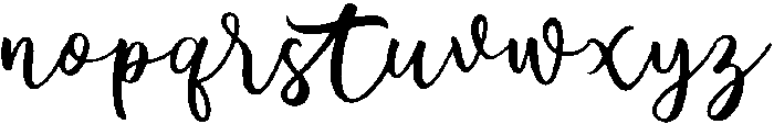 Samantha otf (400) Font LOWERCASE