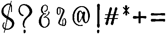 Samantha otf (400) Font OTHER CHARS