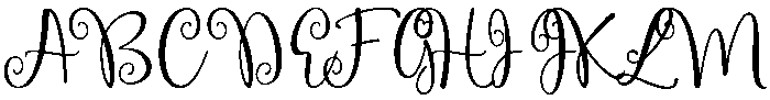 Samantha otf (400) Font UPPERCASE
