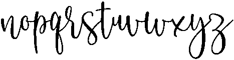 Samantha otf (400) Font LOWERCASE