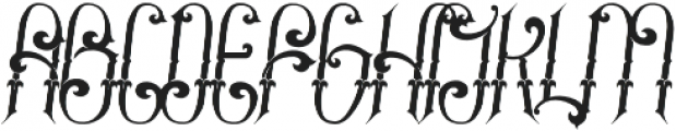 Samathor typeface otf (400) Font UPPERCASE