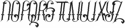 Samathor typeface otf (400) Font UPPERCASE