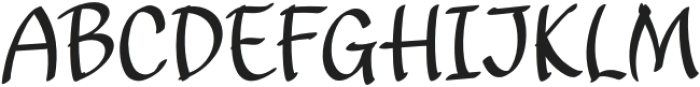 Sambala Regular otf (400) Font UPPERCASE