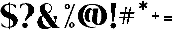 Sambosa Bold Bold otf (700) Font OTHER CHARS