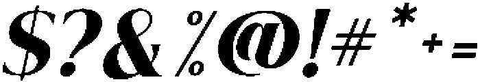 Sambosa Bold Italic Bold Italic otf (700) Font OTHER CHARS