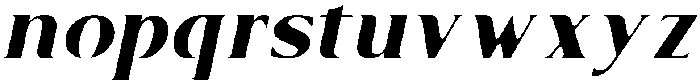 Sambosa Bold Italic Bold Italic otf (700) Font LOWERCASE