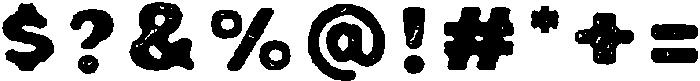 Samghet Bold Rough otf (700) Font OTHER CHARS