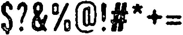 Samghet Condensed Rough otf (400) Font OTHER CHARS