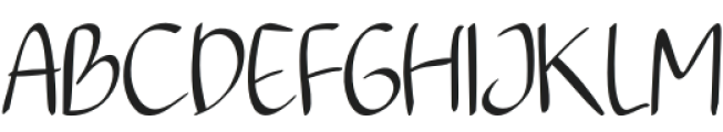 Samiuseng Regular otf (400) Font UPPERCASE