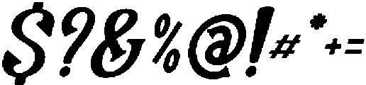 Sampan Folk Italic otf (400) Font OTHER CHARS