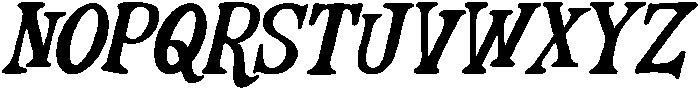 Sampan Folk Italic otf (400) Font UPPERCASE