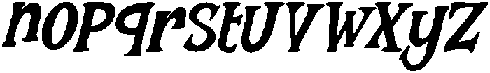 Sampan Folk Italic otf (400) Font LOWERCASE