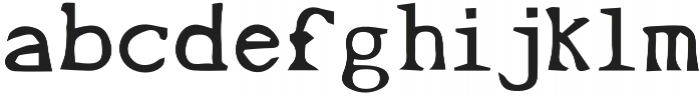 Sampeu Typeface otf (400) Font LOWERCASE