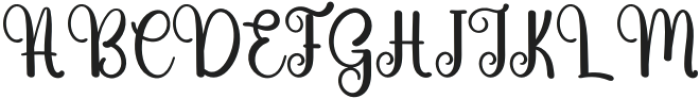 Sample Alphabet Regular otf (400) Font UPPERCASE