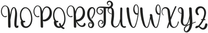 Sample Alphabet Regular otf (400) Font UPPERCASE